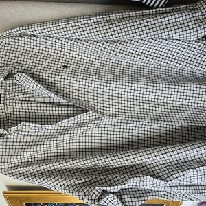 Ralph LAUREN Golf   Checkered Shirt XXL Cotton
